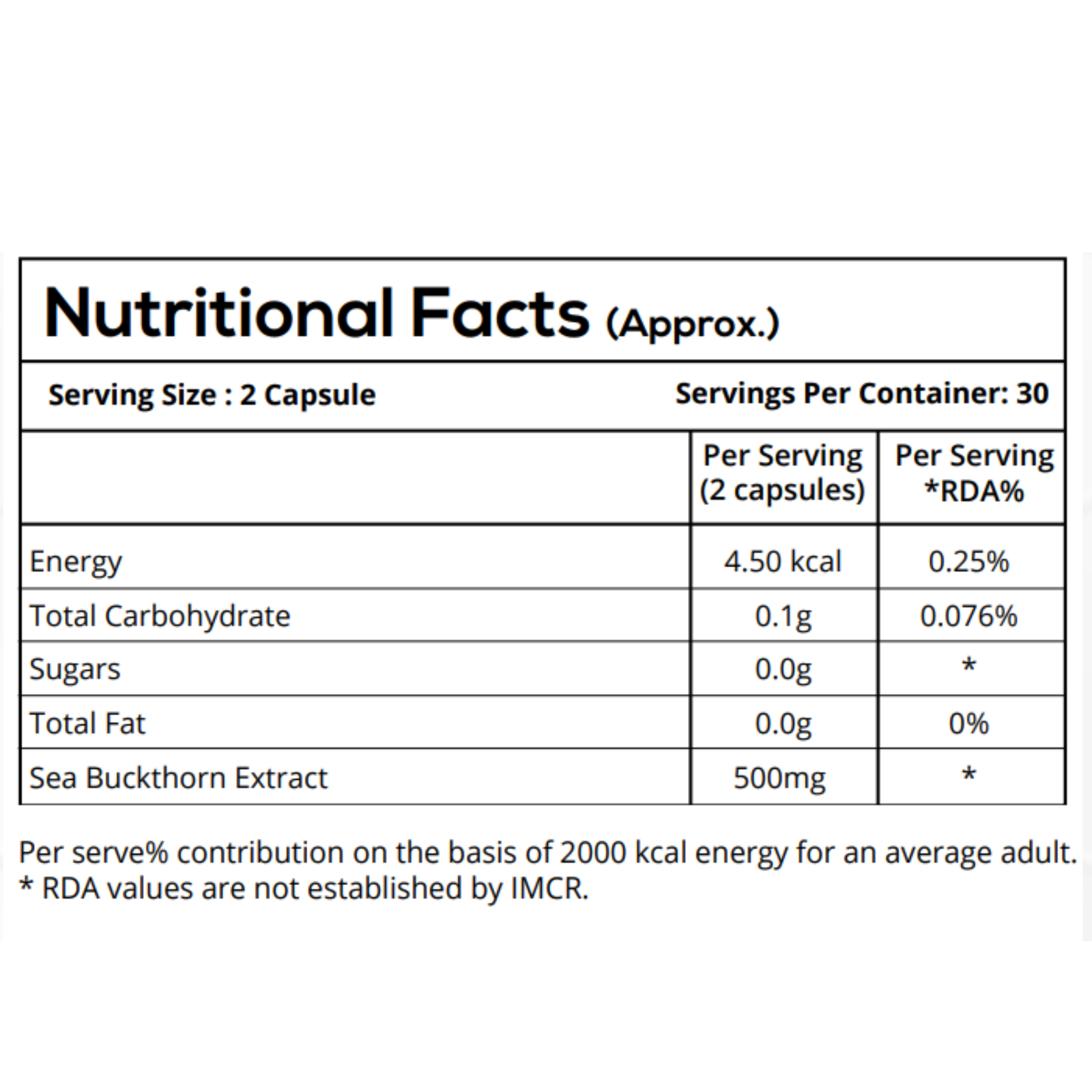 Sea Buckthorn Capsules - Image 8